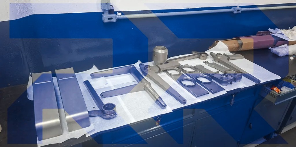 Catálogo de peças pintadas e usinadas